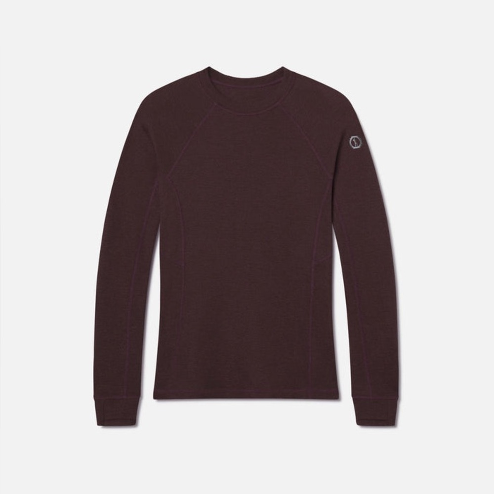 Paka Women’s Thermal Crew Long Sleeve Shirt - Medium Uva